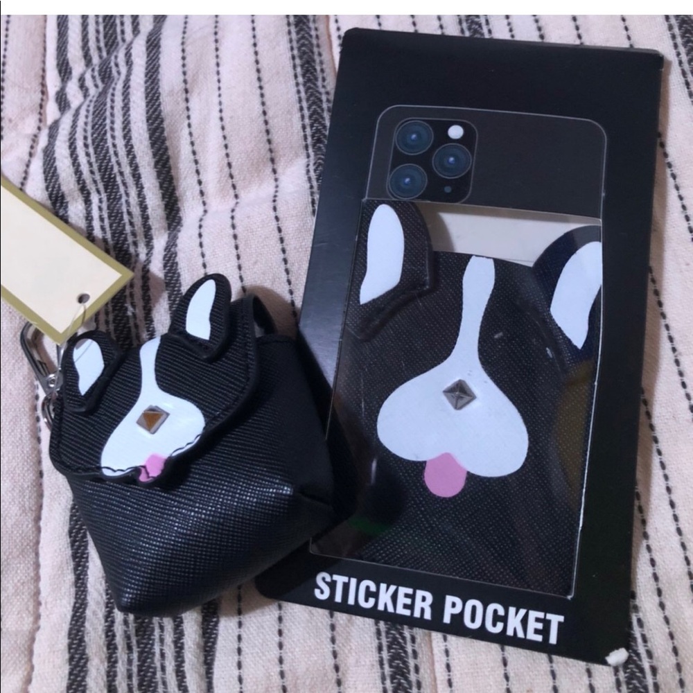 Air pod case and phone pocket set